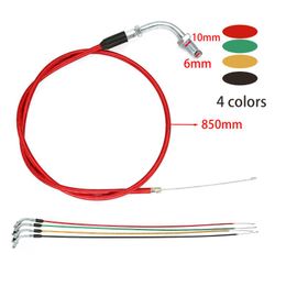 Motorcycle Brakes 850mm Racing Carburetor Gold Throttle Cable For 49cc 50cc 60cc 66cc 80cc Engine Motorised Bicycle Push BikeMotorcycle