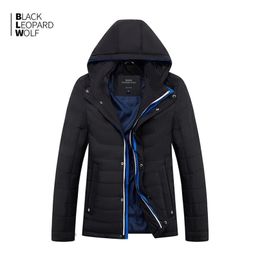 Blackleopardwolf arrival spring jacket men thin cotton with a hood fashion style down jacket men for spring ZC-C562 201209