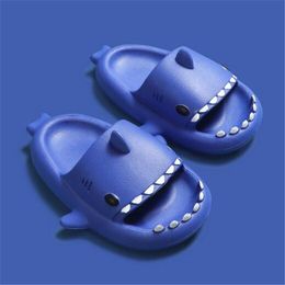 Eva Shark Sandals Children Slippers Summer Home Furnishing Slipper Kids Baby Non-slip Soft Bottom Beach Slides