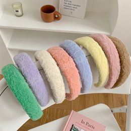 New Fashion All-match Sweet Candy Color Soft Sponge Headband Hairbands for Women Girl Hair Accessorie Headwear