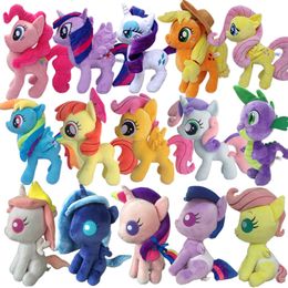 7 Colors 30cm Pony Pony Twilight Spike Dragon Plush Toy Doll Anime Film and Television Peripheral Children's Dolls Gift Wholesale