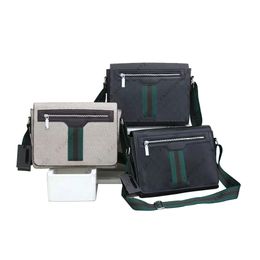 Men Leather Canvas Messenger Bags Cross body Bag School Bookbag Shoulder Bag Briefcase
