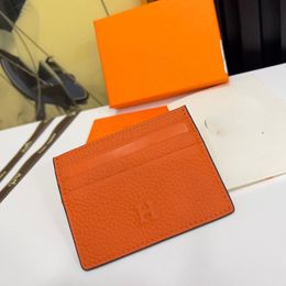 Designer Leather Unisex Card Holders Classic Brand Women Men Wallets Clutch Bag Coin Purses
