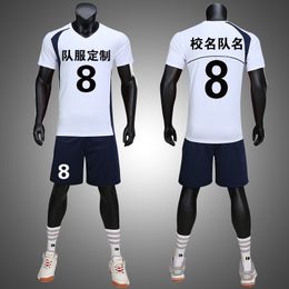 Volleyball Suit for Men Women Quick-drying Short-sleeved Custom Jerseys Men Blank Clothes Tracksuit 2 Piece Set 220615