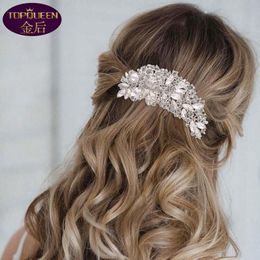 Hair Comb Diamond Bridal Tiara Baroque Beautiful Headpieces Bride Ladies Jewellery Crowns Bride Wedding Crown Accessories European Retro Palace Crown