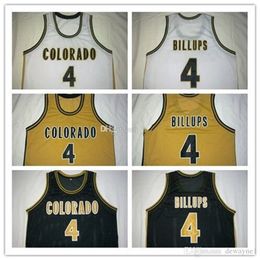 Nikivip #4 Chauncey Billups Colorado Buffaloes College Retro Classic Basketball Jersey Mens Stitched Custom Number and name Jerseys