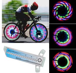 Outdoor Lighting Waterproof Bicycle Wheel Lights Tyre Safety Light 30 Different Models Change Without Battery Bicycle Accessories 2pcs