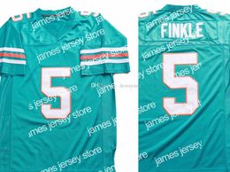 New Wholesale Ray Finkle Ace Ventura Pet Detective Movie Men's Football Jersey Film All Stitched Teal Colour