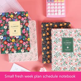 Yearly Agenda Monthly Weekly Planner A5 A6 Kawaii Notebook Cute Diary Journal Stationery Binder Gifts Office Supplies 220713