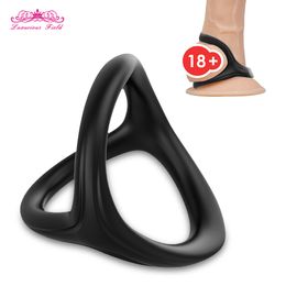 Silicone Durable Penis Ring Adult Men Ejaculation Delay Cock Rubber Rings Enlargement sexy Toys For Male