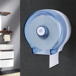Round Roll Paper Holder Wallmounted Bathroom Tissue Dispenser Rest Room Waterproof Toilet Y200108