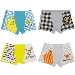 Panties 8Pcs/Pack High Quality 100% Cotton Children Underwear Baby Boys Girls Boxer Shorts Cartoon Boy Girl Kids Pants 1-16Y