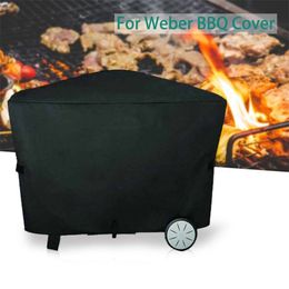 Outdoor Dustproof Waterproof Barbecue Grill Cover For Weber Q2000 Q3000 Protector Anti Dust Rain UV Household Storage Bag 220510