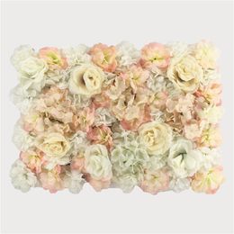 Decorative Flowers & Wreaths Artificial Rose Flower Wall Wedding Backdrop Party Events Occasion Studio Panels For Hair SalonDecorative