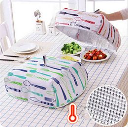1PC Foldable Food Covers Keep Warm Hot Aluminum Foil Food Cover Dishes Insulation Useful Kitchen Gadgets Accessories Y220526
