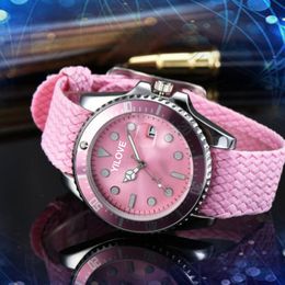 Fashion Trend Men's Ladies Luxury Watch Comfortable Nylon Wristband Outdoor Sports Quartz Movement Clock 40mm Stainless Steel Case Sapphire Glass Wristwatch