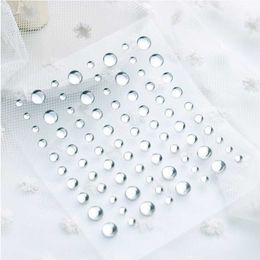 Gift Wrap Transparent Clear Dewdrops Droplets Decal Self Adhesive Stickers For Scrapbooking Paper Card Making CraftsGift