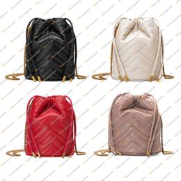Ladies Fashion Casual Designe Luxury Mini Bucket Bag Crossbody Shoulder Bag TOTE Handbag Messenger Bags High Quality TOP 5A Cowhide 575163 Purse Pouch