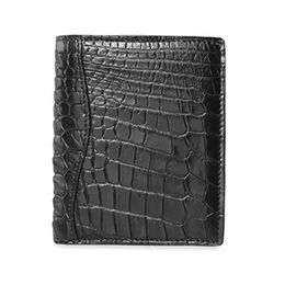 Wallets Maibomengnuo Authentic Crocodile Skin Men Wallet Fashionable Contracted Thin Money Clip Upright Purse