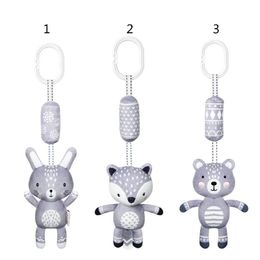 Stroller Parts & Accessories Baby Mobile Rattle Pushchair Pram Pendant Bed Bell Cartoon Animal Doll Infants Crib Hanging Education Toy