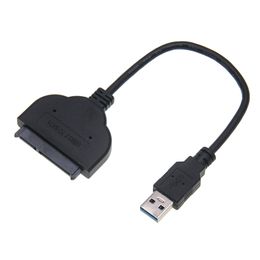 USB 3.0 To Sata Cables 22 Pin Power Adapter Cable for 2.5 HDD SDD Hard Disc Drive