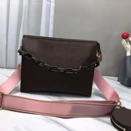 2022 Genuine leather Designer Bags Handbags Women chain Crossbody Shoulder Bag Classic Lady Clutch Cosmetic Toiletry Messenger Evening purse Tote