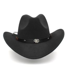 Berets Mistdawn Vintage Style Men Women Western Cowboy Hat Cattleman Cowgirl Cap Stiff Wide Brim W/ Scorpion Leather Band Size 56-58cmBerets