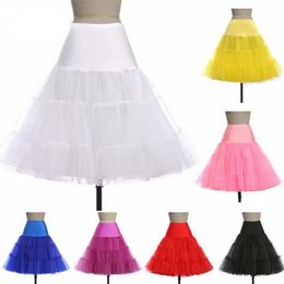 Vintage Bridal Wedding Petticoats Crinoline Short Tulle Skirt Underskirt Jupon Mariage sottogonna Wedding Accessories