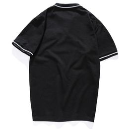 Men's T-Shirts Tide Brand Men's Large Loose Elastic Thin Casual Short Sleeve T-shirt Summer Style Fashion Male Clothing Plus Size 2XL-7X