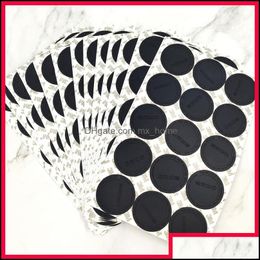 Mats Pads Table Decoration Accessories Kitchen Dining Bar Home Garden Round Rubber Coaster Pad Self Adhesive Cup Bottom Stickers Drinkwar