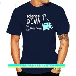 Science Diva Ladies TShirt Teacher Student Gift For Science Lovers Funny High Quality Tee Shirt 220702