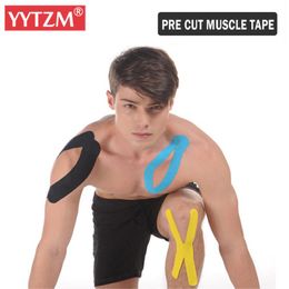 Elbow & Knee Pads Pre Cut Tape Patch Strip Heteromorphic Muscle Kinesio Tapes Ankle Wrist Waist Back Intramuscular Bandage Sports