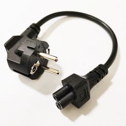 European Power Cord, Schuko to IEC320-C5 Adapter Cable For Laptop Notebook,CEE7/7 Male to C5 Female/1PCS