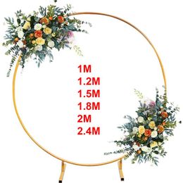 Party Decoration 7.9Ft Circle Wedding Arch Mariage Round Backdrop Background Decorative Props DIY Shelf FlowerParty