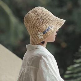 Wide Brim Hats Fashionable Summer Beach Hat Female Casual Ladies Straw Sun HatWide