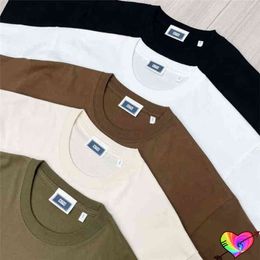 Cinque colori piccolo KITH Tee 2022ss Uomo Donna Estate Dye KITH T Shirt Top di alta qualità Box Fit manica corta587