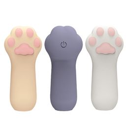 10 Frequency Women G-Spot Vibrator Cat Paw Finger Massager Adult Stimulation Rechargeable sexy Toy for Couples
