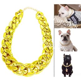 Diamond Necklaces Pet Decoration Metal Chain Dog Collar Pet Necklace Fashion Accessories