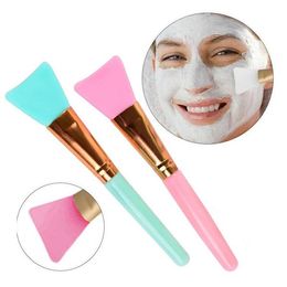 Makeup Brushes Silicone Facial Mud Mask Make Up Brush Soft Head DIY Mixing Tool Skin Face Care Daily Beauty CosmeticMakeup