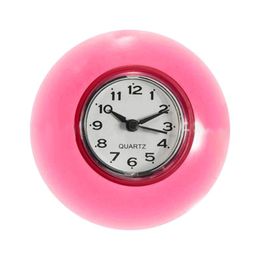 Wall Clocks Bathroom Shower Clock Silent Non-Ticking Fashion Suction Cup For Patio Kitchen Home DecorWall