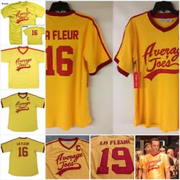 Mit Average Joe's C 16 - Dodgeball Peter 19 La Fleur Movies jersey 100% stitched Football jerseys Orange