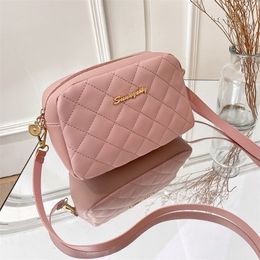 Fashion Tassel Small Messenger Bag For Women Trend Lingge Embroidery Female Shoulder Bag Fashion Chain Ladies Crossbody Bags 220630