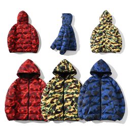 2023 Mens camuflagem parkas jaquetas mulheres clássico casual algodão grosso casaco homens mulheres ao ar livre jaqueta de inverno quente unisex outwear casacos jk2208 dfgs