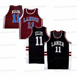 Custom Retro Monta Ellis #11 Lanier High School Basketball Jersey Mens Stitched Red Black Any Name Number 2XS-6XL Top Quality Jerseys