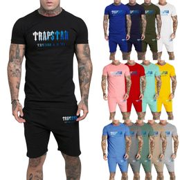 Men's Tracksuit Trapstar T Shirt shorts Sportswear women and Men Tracksuits Sweatshirts suits Jogger Suit London Streetwear