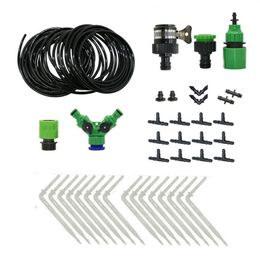 Drip irrigation watering system Dropper watering kit gardening tool kit for Potted plants 1set T200530