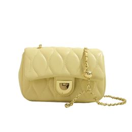 Evening bags leather fashion trend Diamond chain single shoulder bag designer womens new classic versatile mini handbag