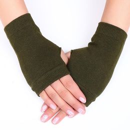 Five Fingers Gloves Free Delivery Winter Fingerless Women's Cashmere Warm Wrist