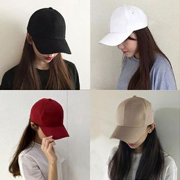 Berets Korean Style Women Men Sport Baseball Cap Visors Fashion Woman Unisex Solid Colour Sun Hat Simple Outdoor Snapback Adjustable
