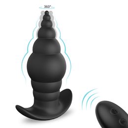 Butt Plugs Dildo Vibrator 9 Modes Prostate Massage with Remote Control Anal Plug G-spot Stimulator Adult sexy Toys for Man Woman